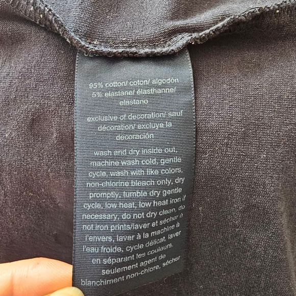 Women's Tommy Hilfiger Dress, Navy, White Polka Dot, Size SP - Picture 6 of 6